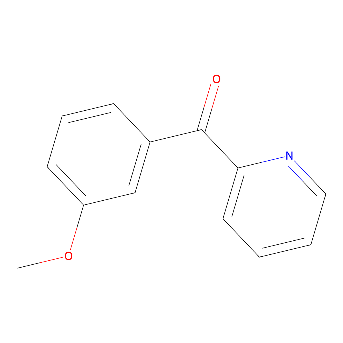 2-(3-Methoxybenzoyl)pyridine molecular structure, CAS 55030-49-4