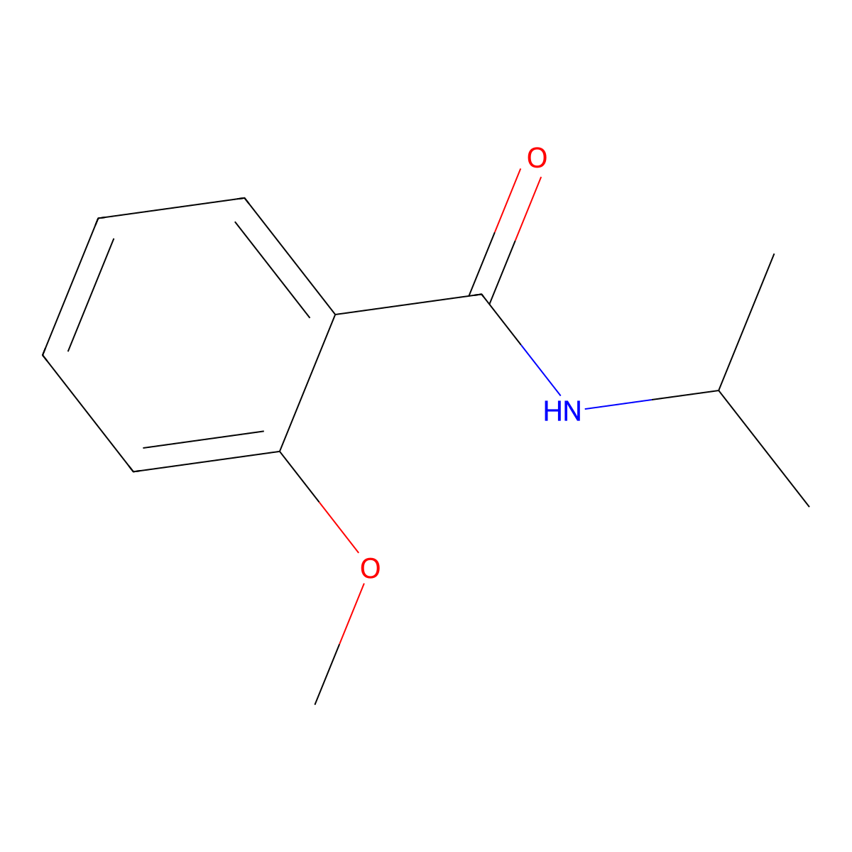 N-Isopropyl-2-methoxybenzamide molecular structure, CAS 550300-23-7