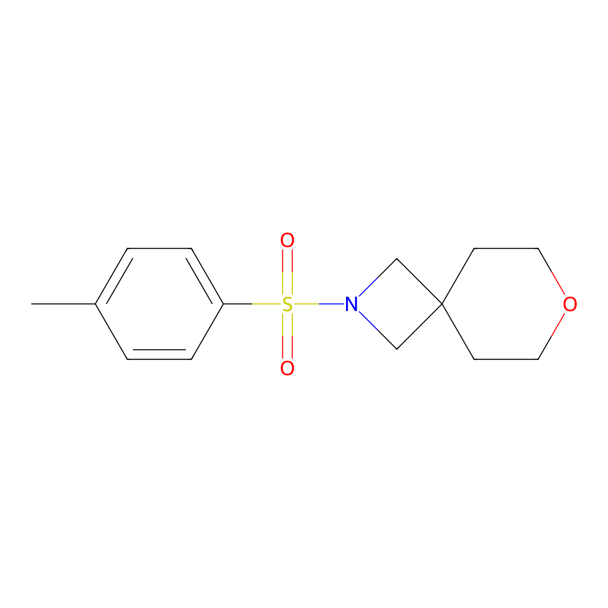 2-Tosyl-7-oxa-2-azaspiro[3.5]nonane molecular structure, CAS 550371-66-9