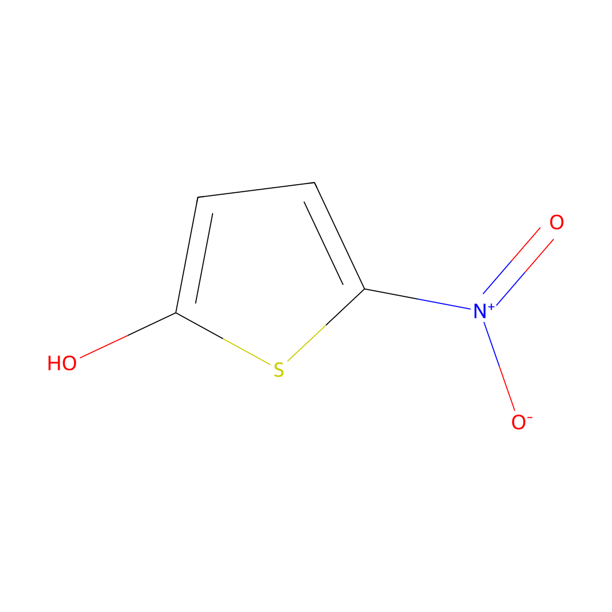 5-Nitrothiophen-2-ol molecular structure, CAS 550379-21-0