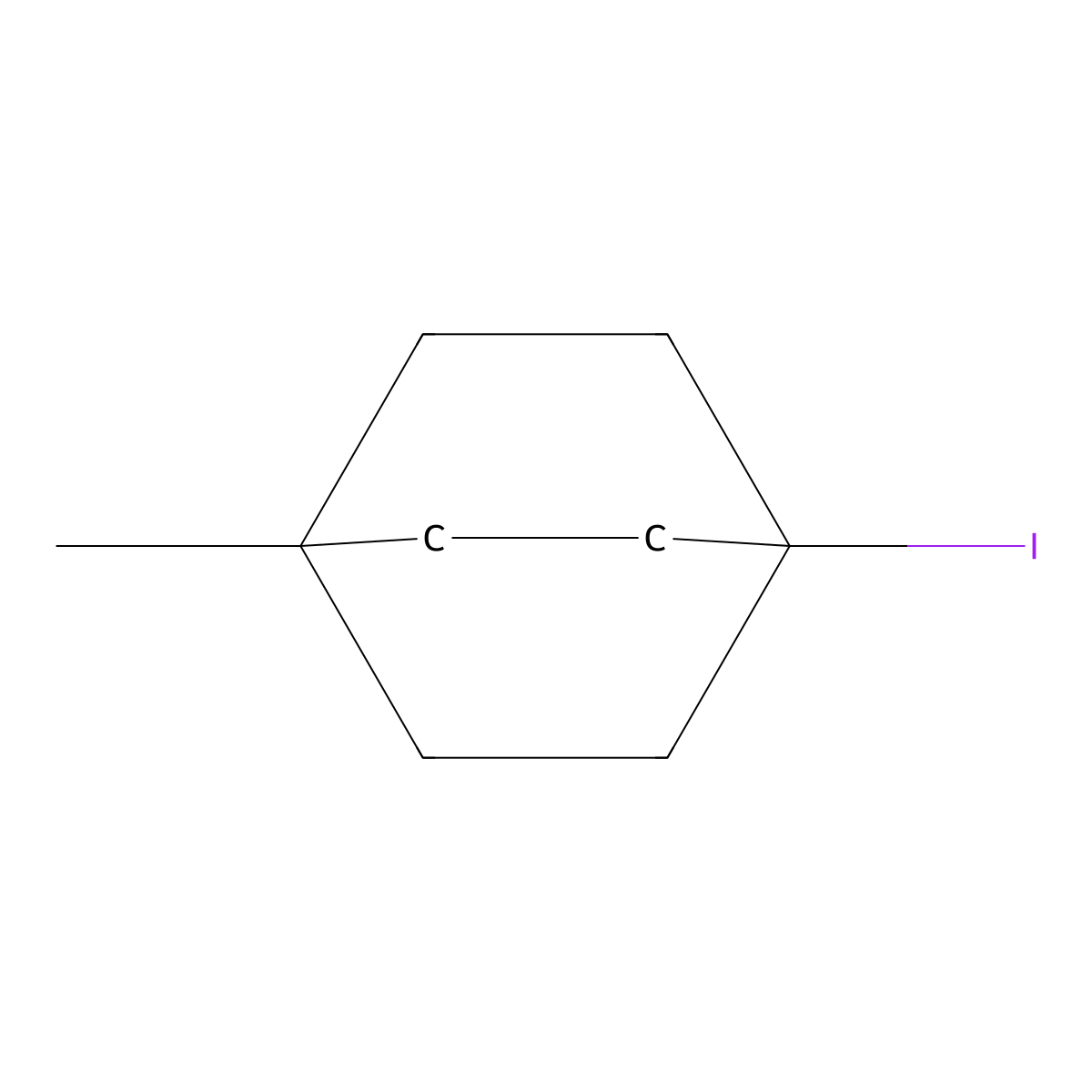 1-Iodo-4-methylbicyclo[2.2.2]octane molecular structure, CAS 55044-63-8