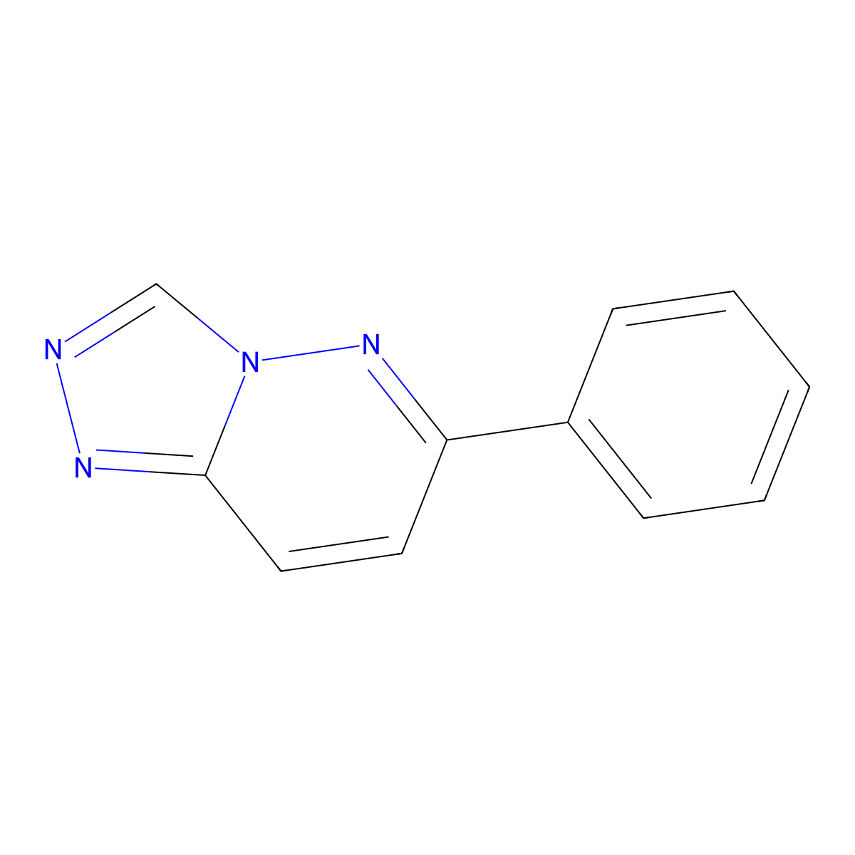 6-Phenyl-[1,2,4]triazolo[4,3-b]pyridazine molecular structure, CAS 55054-92-7