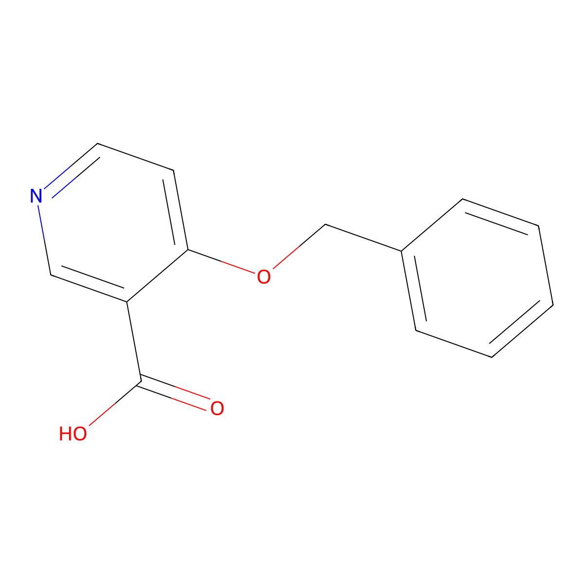 4-(Benzyloxy)nicotinic acid molecular structure, CAS 55055-30-6