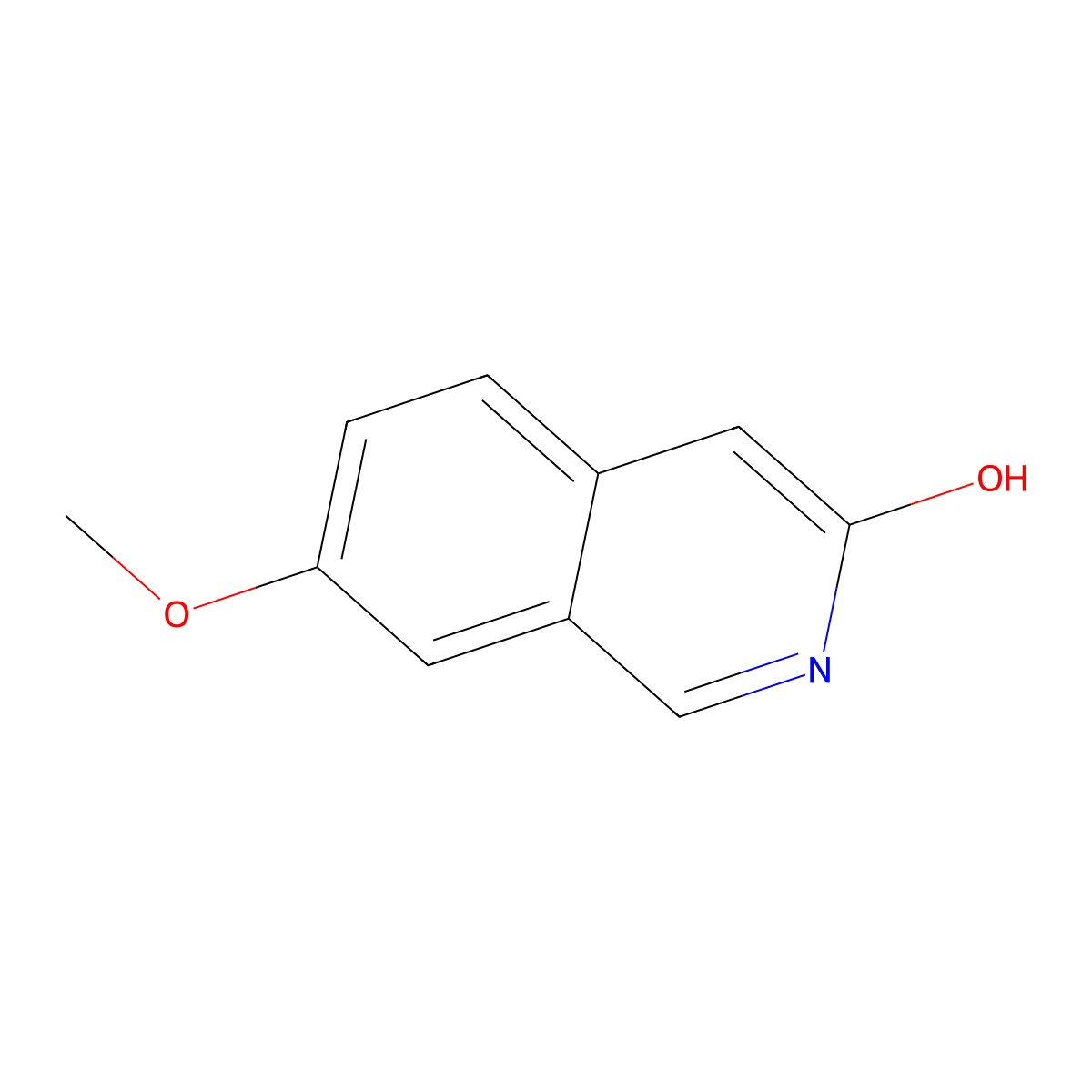 7-Methoxyisoquinolin-3(2H)-one molecular structure, CAS 55086-53-8