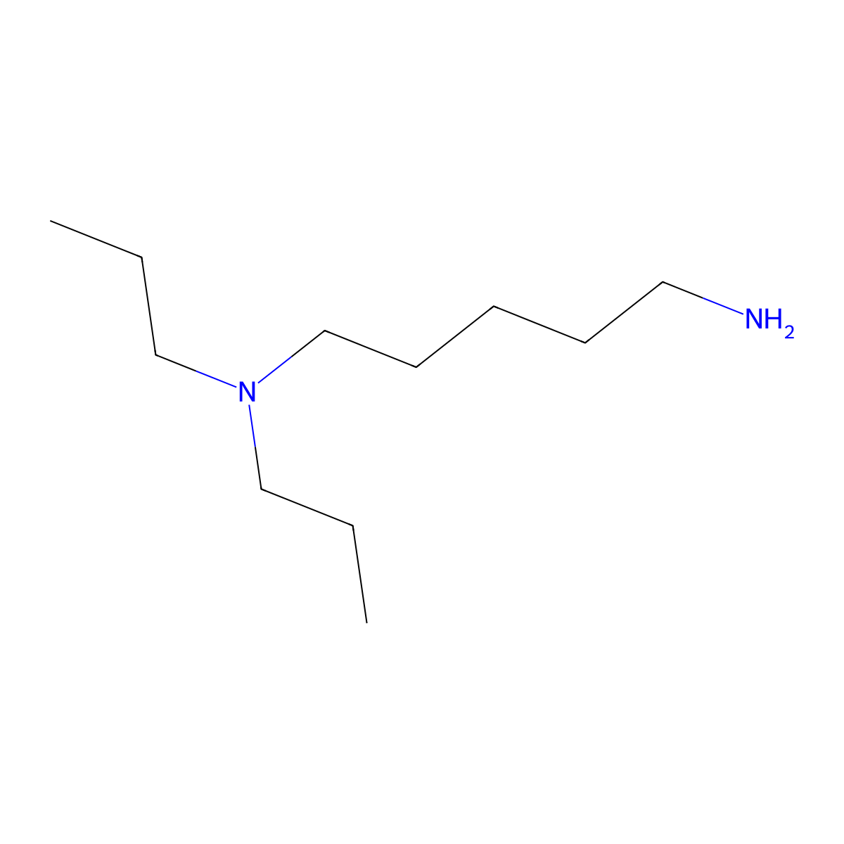 (5-Aminopentyl)dipropylamine molecular structure, CAS 55097-28-4