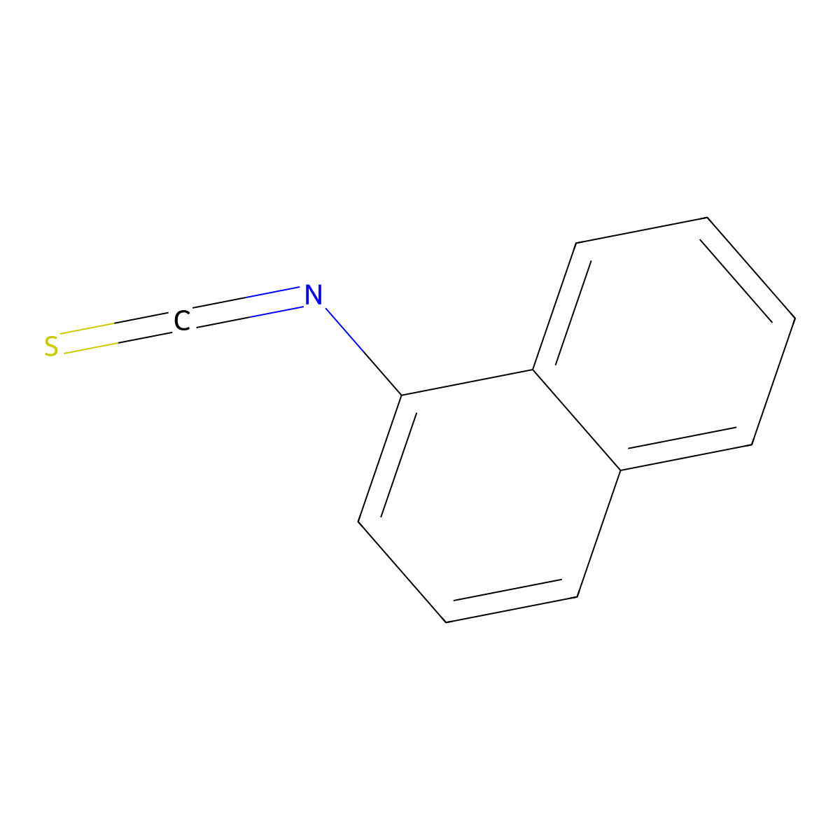 1-Naphthyl Isothiocyanate molecular structure, CAS 551-06-4