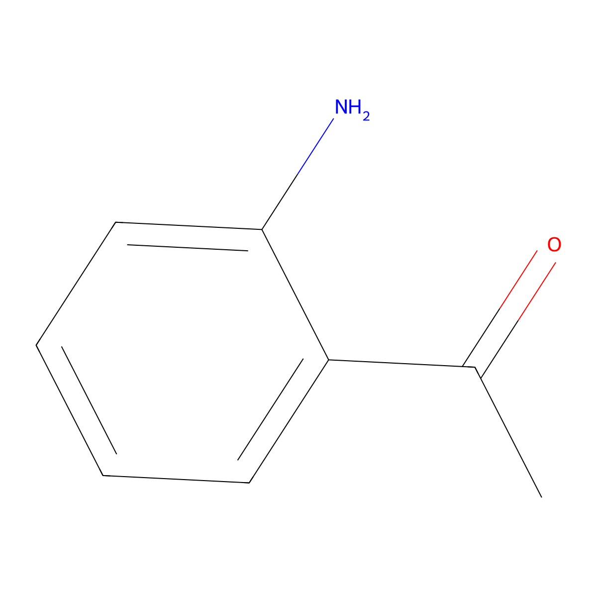 2'-Aminoacetophenone molecular structure, CAS 551-93-9