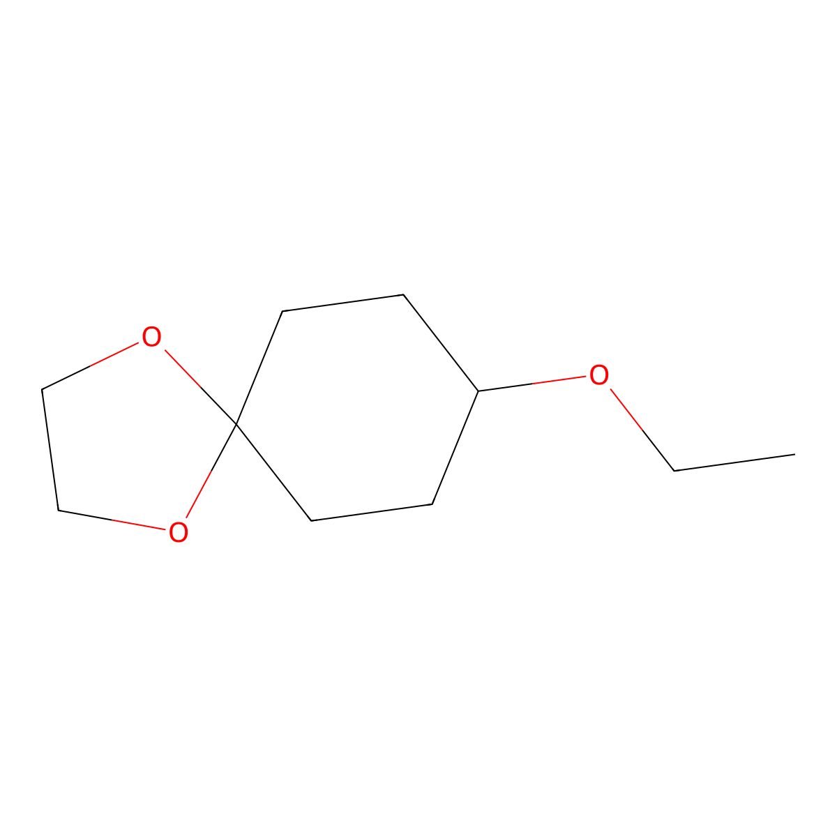 8-Ethoxy-1,4-dioxaspiro[4.5]decane molecular structure, CAS 55103-52-1