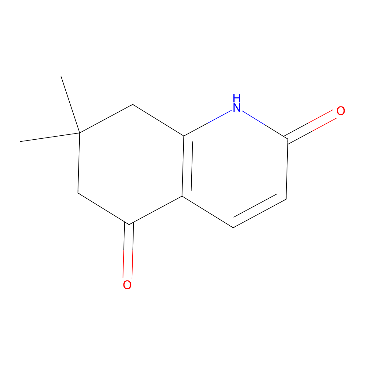 7,7-dimethyl-7,8-dihydroquinoline-2,5(1H,6H)-dione molecular structure, CAS 55119-00-1
