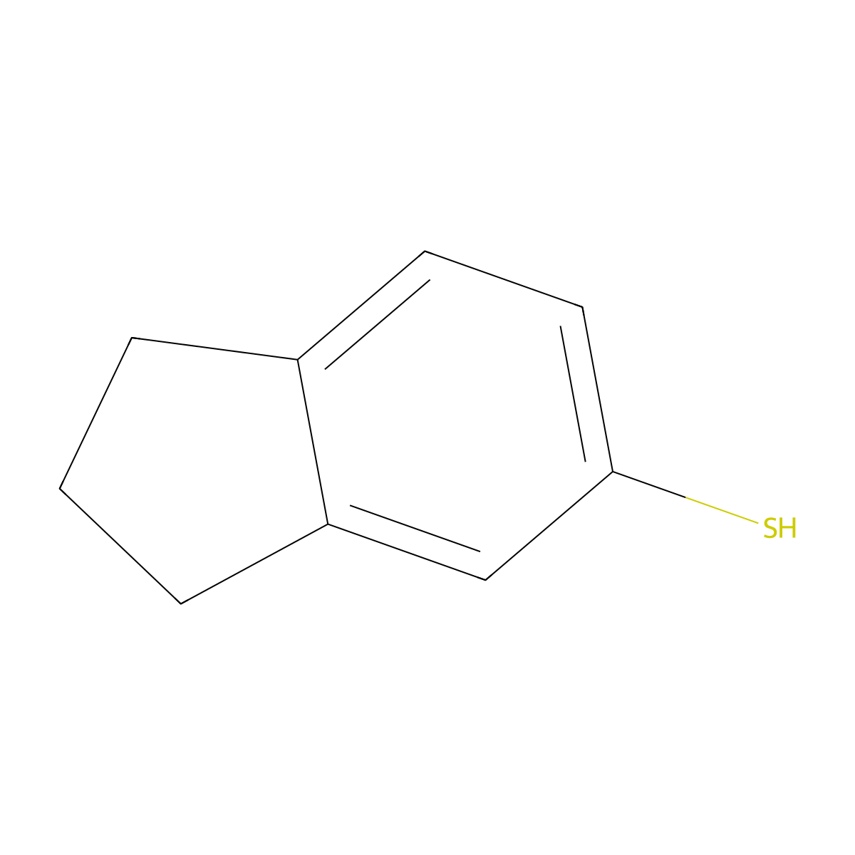 2,3-dihydro-1H-indene-5-thiol molecular structure, CAS 55119-14-7