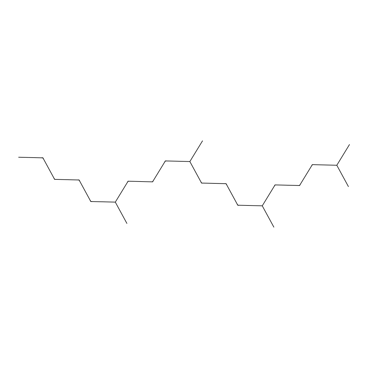2,6,10,14-Tetramethylnonadecane molecular structure, CAS 55124-80-6