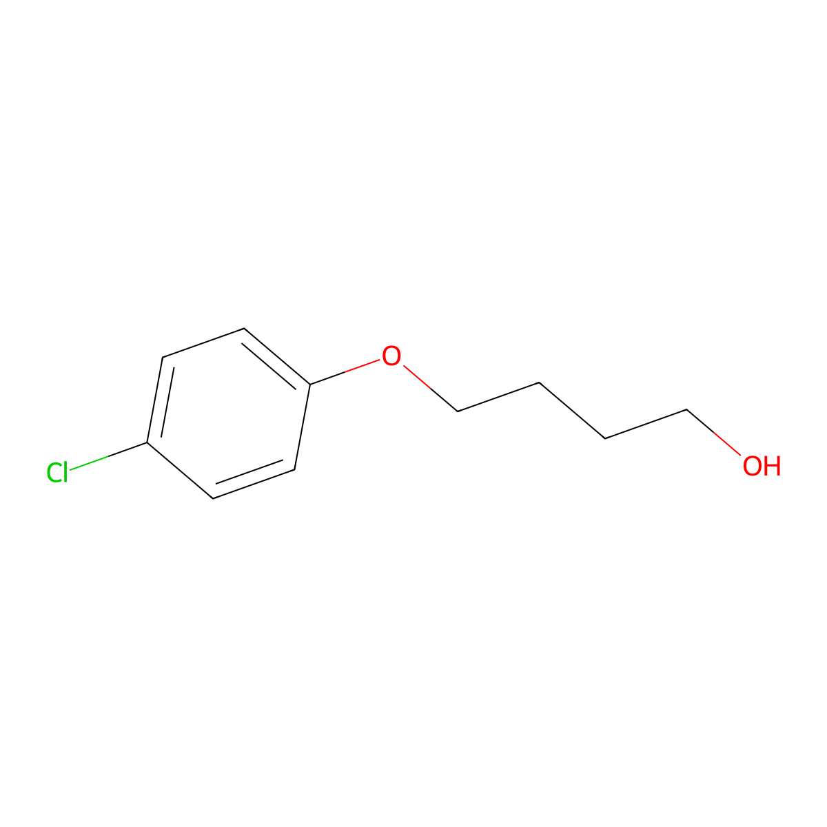 4-(4-Chlorophenoxy)-1-butanol molecular structure, CAS 55129-23-2