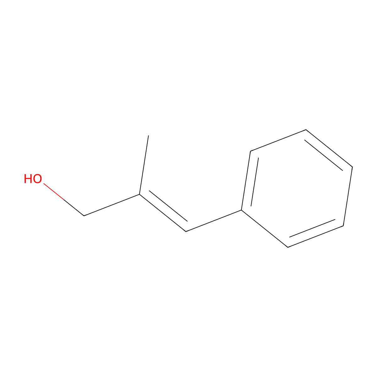 alpha-Methylcinnamic alcohol molecular structure, CAS 55131-20-9