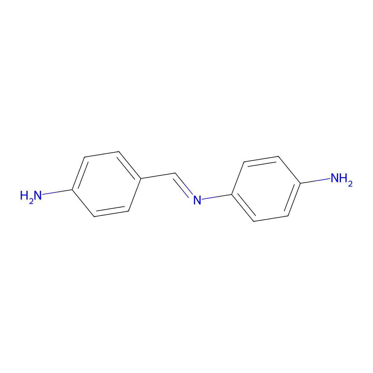 4-((4-Aminobenzylidene)amino)aniline molecular structure, CAS 55133-44-3