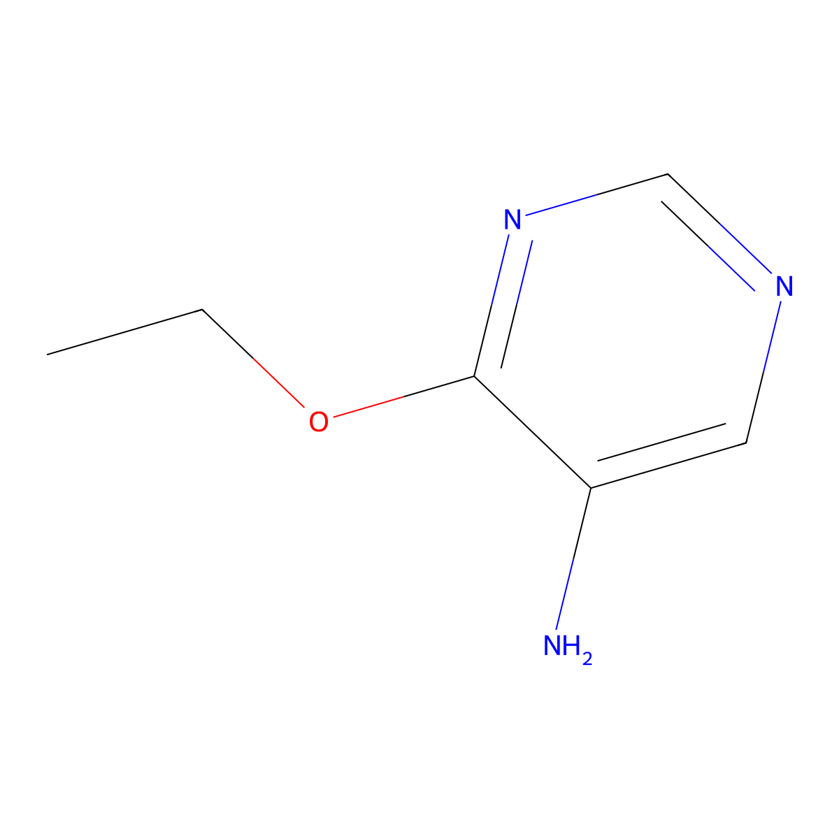 4-Ethoxypyrimidin-5-amine molecular structure, CAS 55150-17-9
