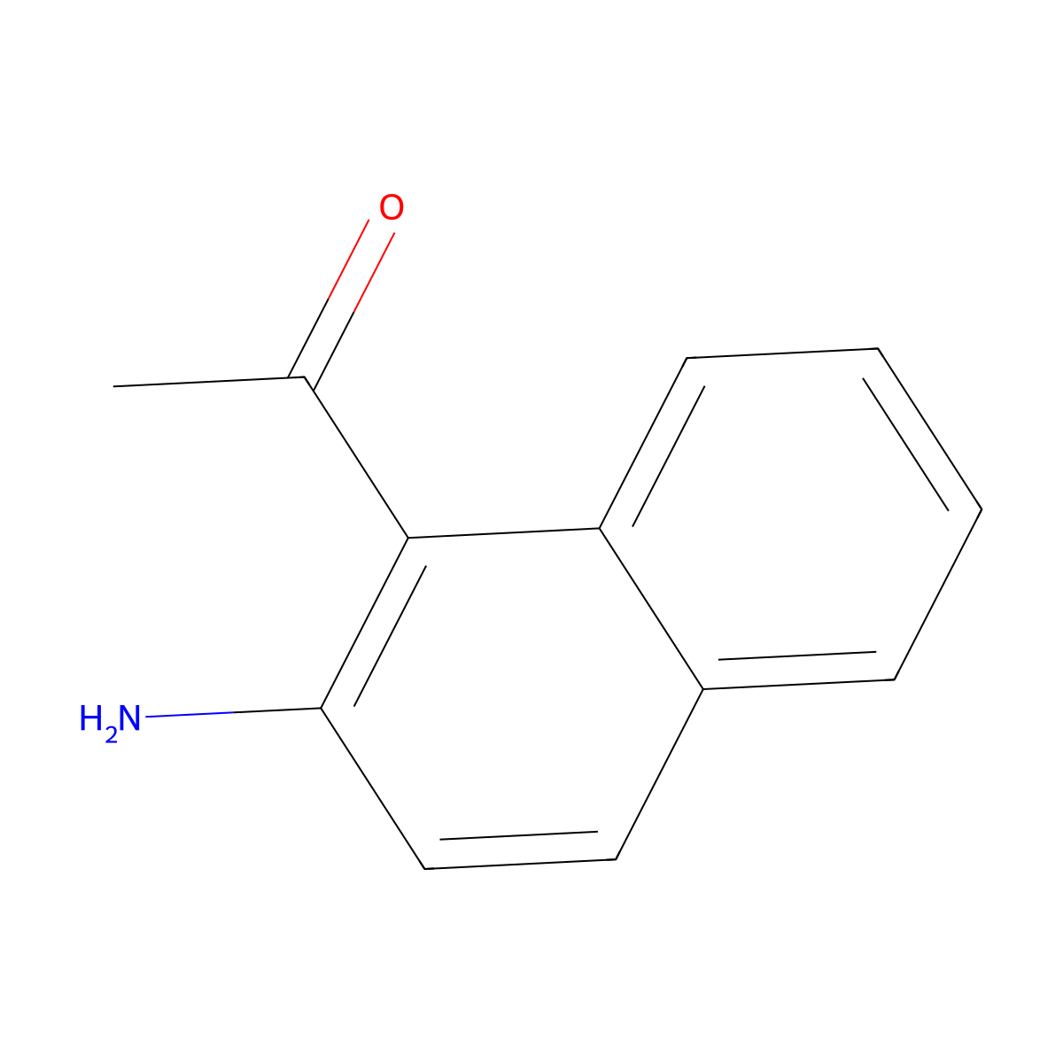 1-(2-Aminonaphthalen-1-yl)ethanone molecular structure, CAS 55159-99-4