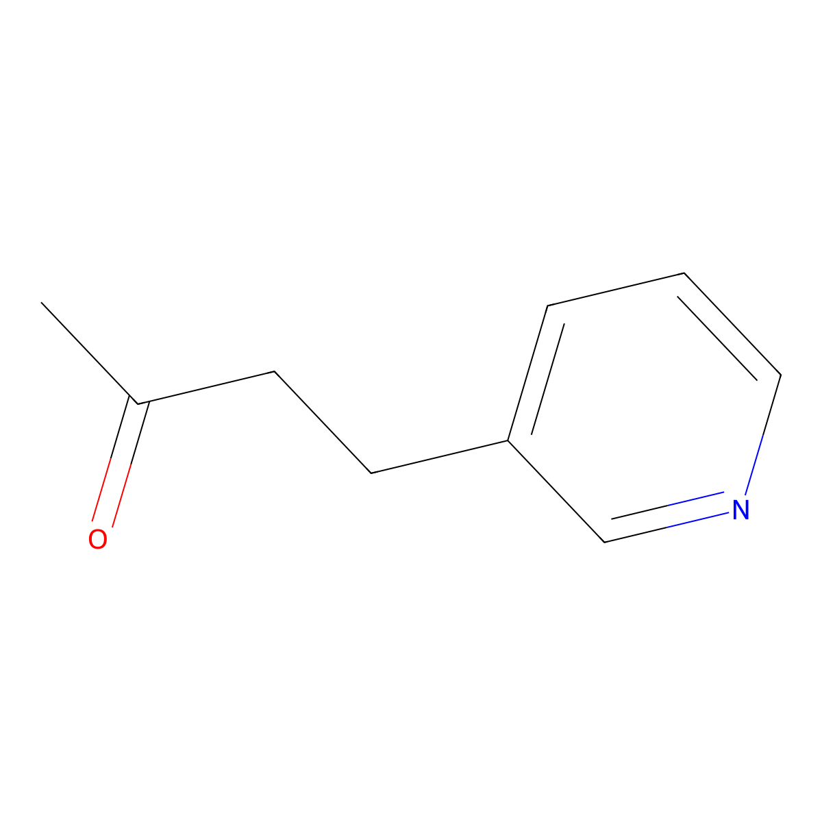 4-(Pyridin-3-yl)butan-2-one molecular structure, CAS 55161-19-8