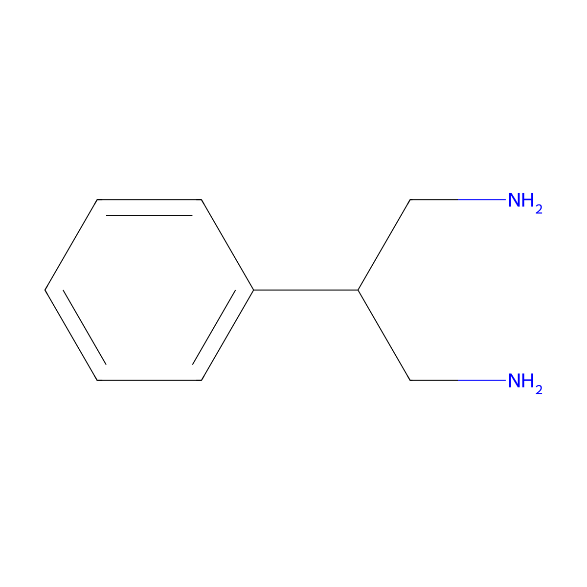 2-Phenyl-1,3-propanediamine molecular structure, CAS 55165-09-8