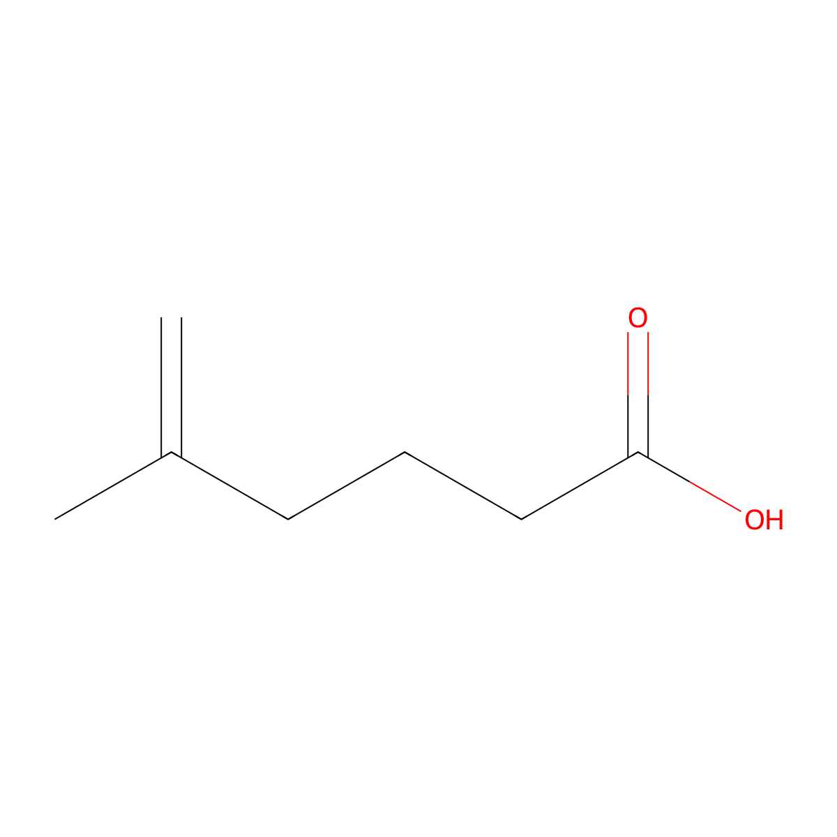 5-Methylhex-5-enoic acid molecular structure, CAS 55170-74-6