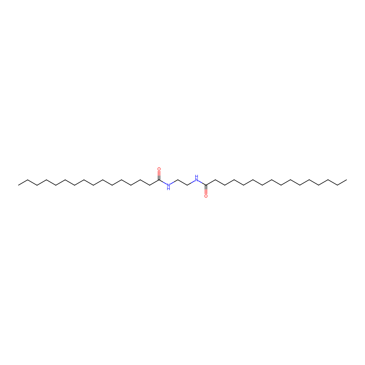 N,N'-Ethylenebispalmitamide molecular structure, CAS 5518-18-3