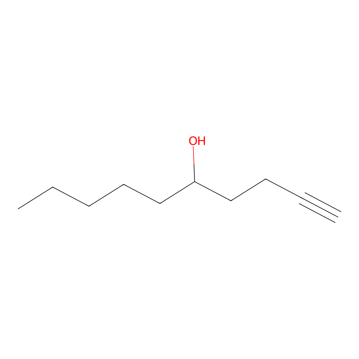 1-Decyn-5-ol molecular structure, CAS 55183-26-1