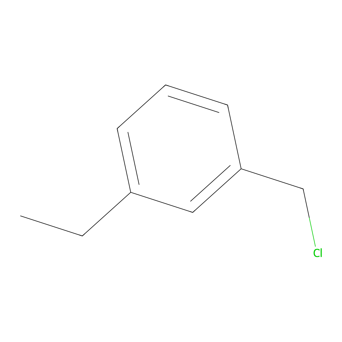 1-(Chloromethyl)-3-ethylbenzene molecular structure, CAS 55190-53-9