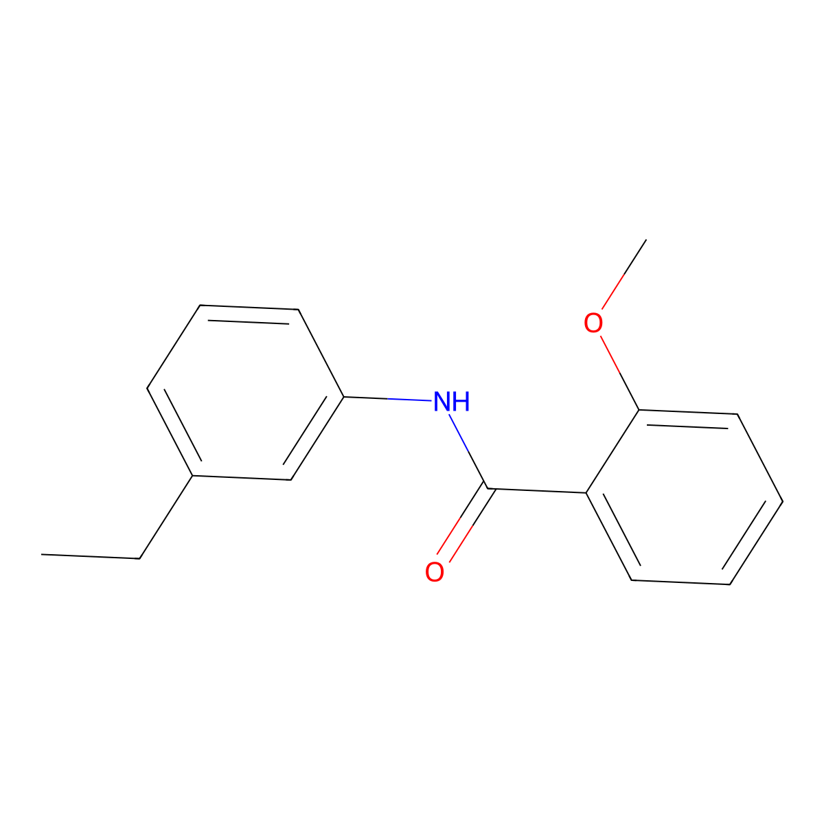 N-(3-ethylphenyl)-2-methoxybenzamide molecular structure, CAS 551912-87-9