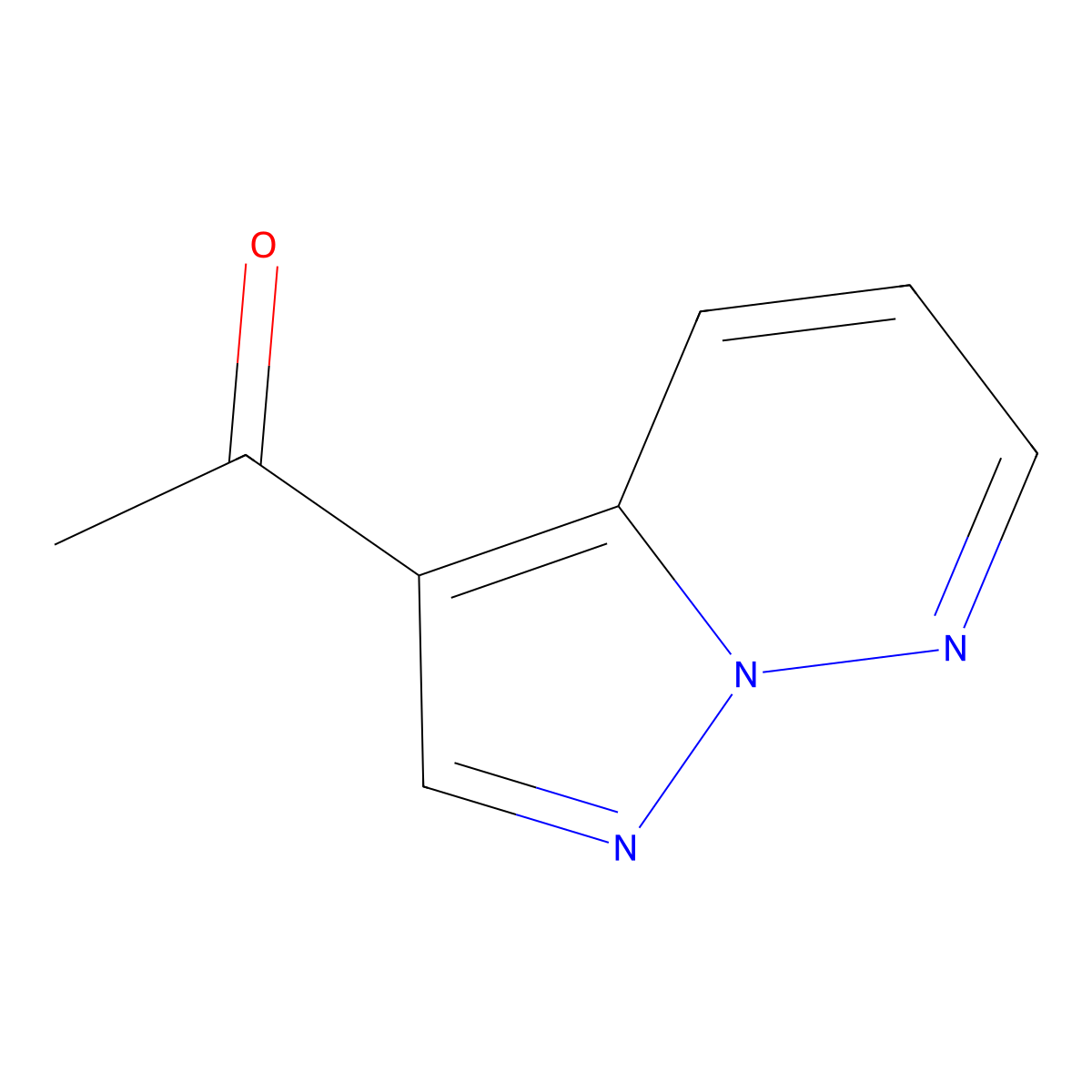 1-{Pyrazolo[1,5-b]pyridazin-3-yl}ethan-1-one molecular structure, CAS 551919-57-4