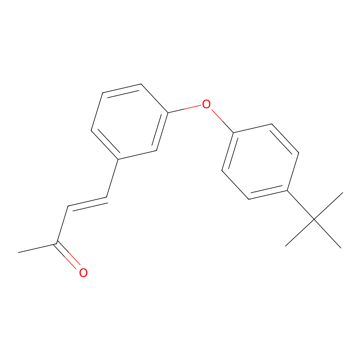 (E)-4-[3-(4-tert-butylphenoxy)phenyl]but-3-en-2-one molecular structure, CAS 551930-90-6