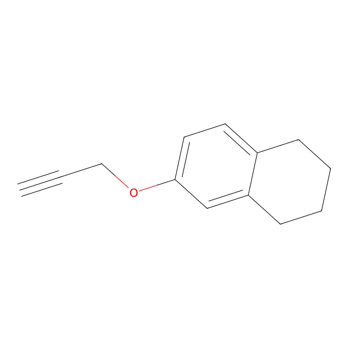 6-(Prop-2-yn-1-yloxy)-1,2,3,4-tetrahydronaphthalene molecular structure, CAS 551940-88-6