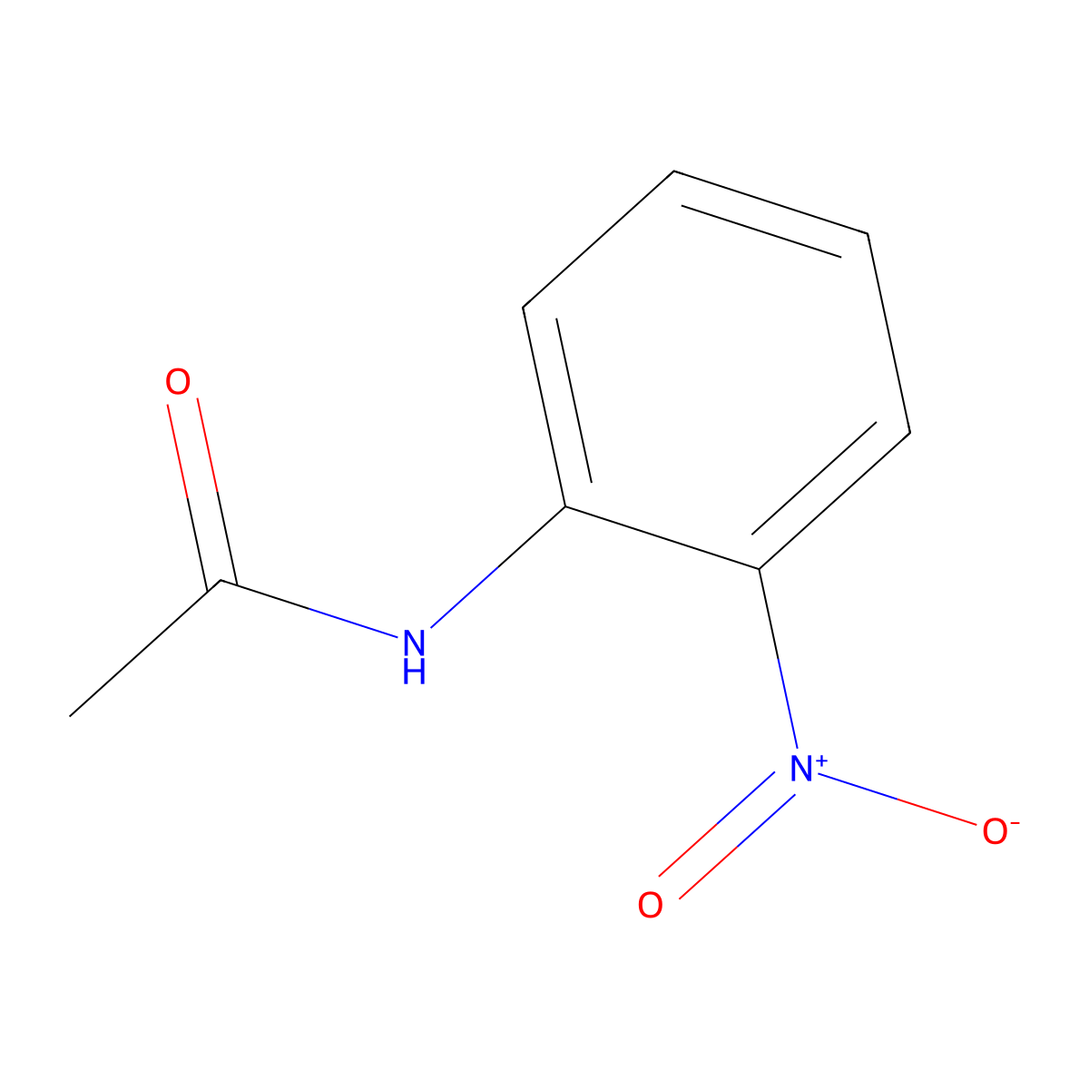 2'-Nitroacetanilide molecular structure, CAS 552-32-9