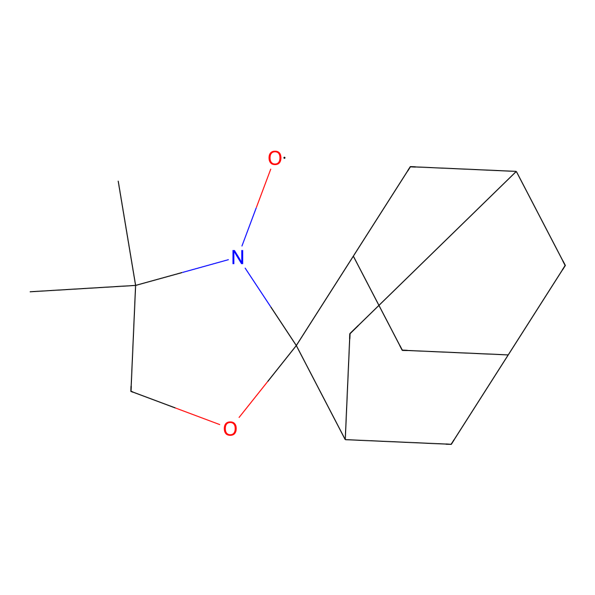 Adamantyl nitroxide molecular structure, CAS 55204-70-1