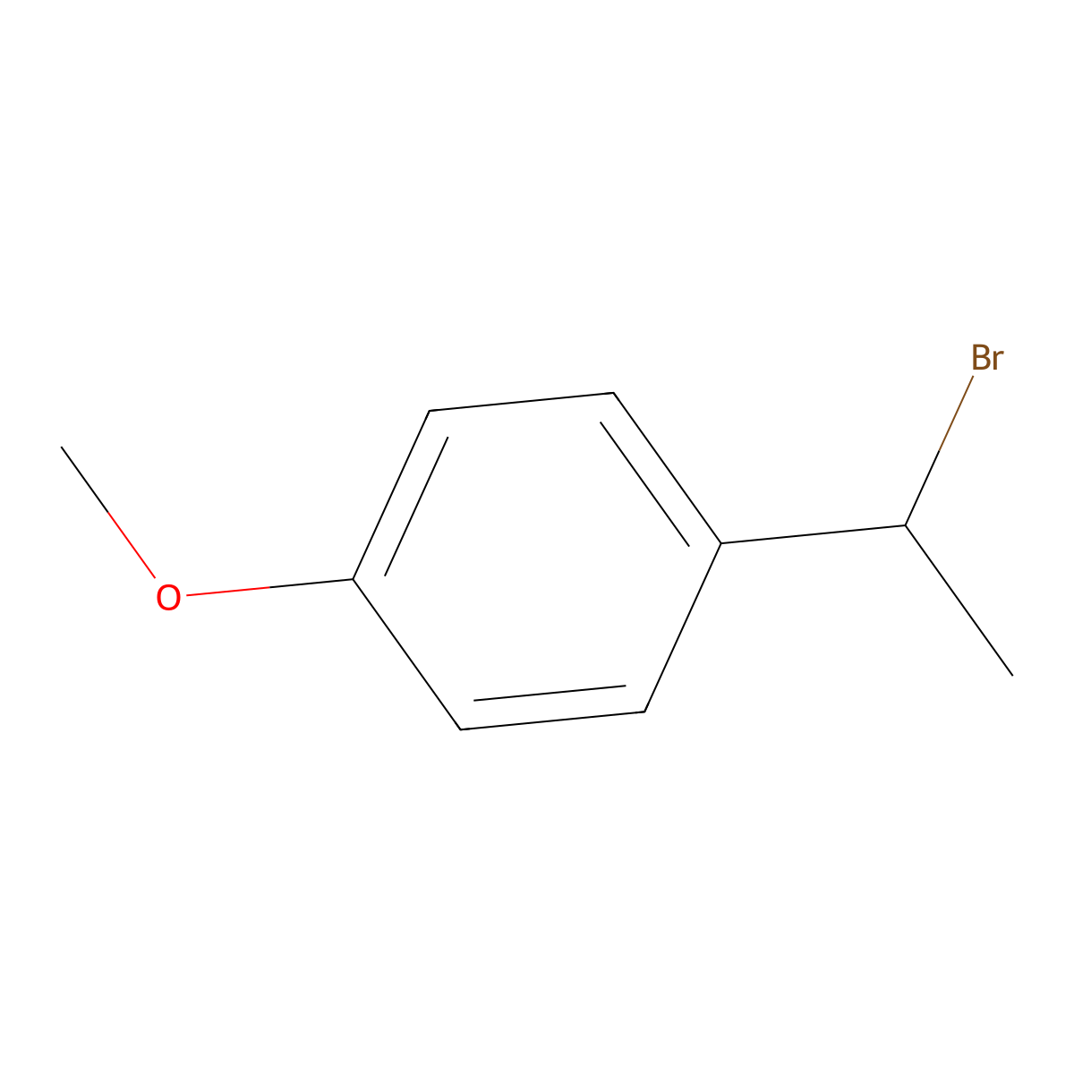 1-(1-Bromoethyl)-4-methoxybenzene molecular structure, CAS 55214-85-2