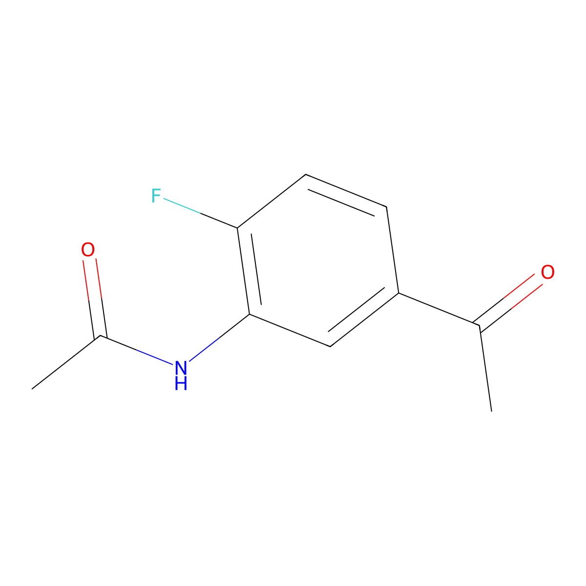 N-(5-Acetyl-2-fluorophenyl)acetamide molecular structure, CAS 552301-41-4