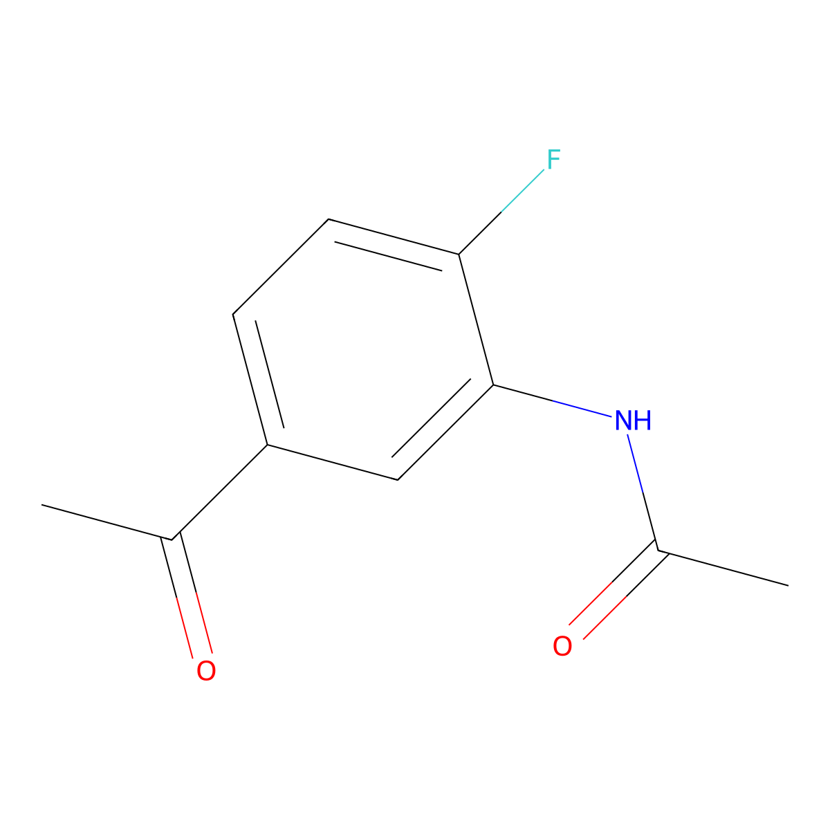 N-(5-Acetyl-2-fluorophenyl)acetamide molecular structure, CAS 552301-41-4