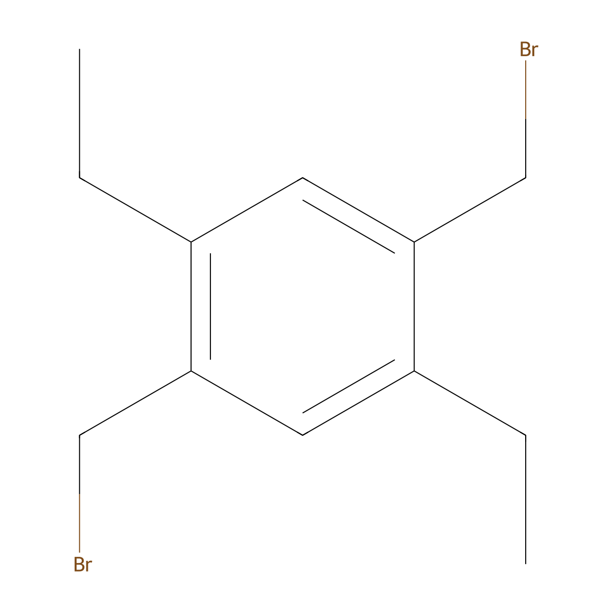 1,4-Bis(bromomethyl)-2,5-diethylbenzene molecular structure, CAS 55231-63-5
