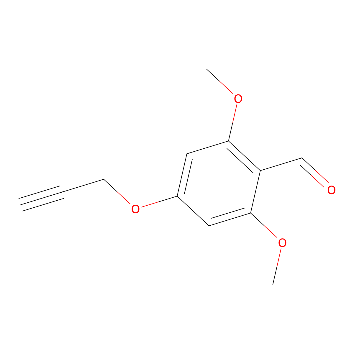 2,6-Dimethoxy-4-(prop-2-yn-1-yloxy)benzaldehyde molecular structure, CAS 552311-72-5
