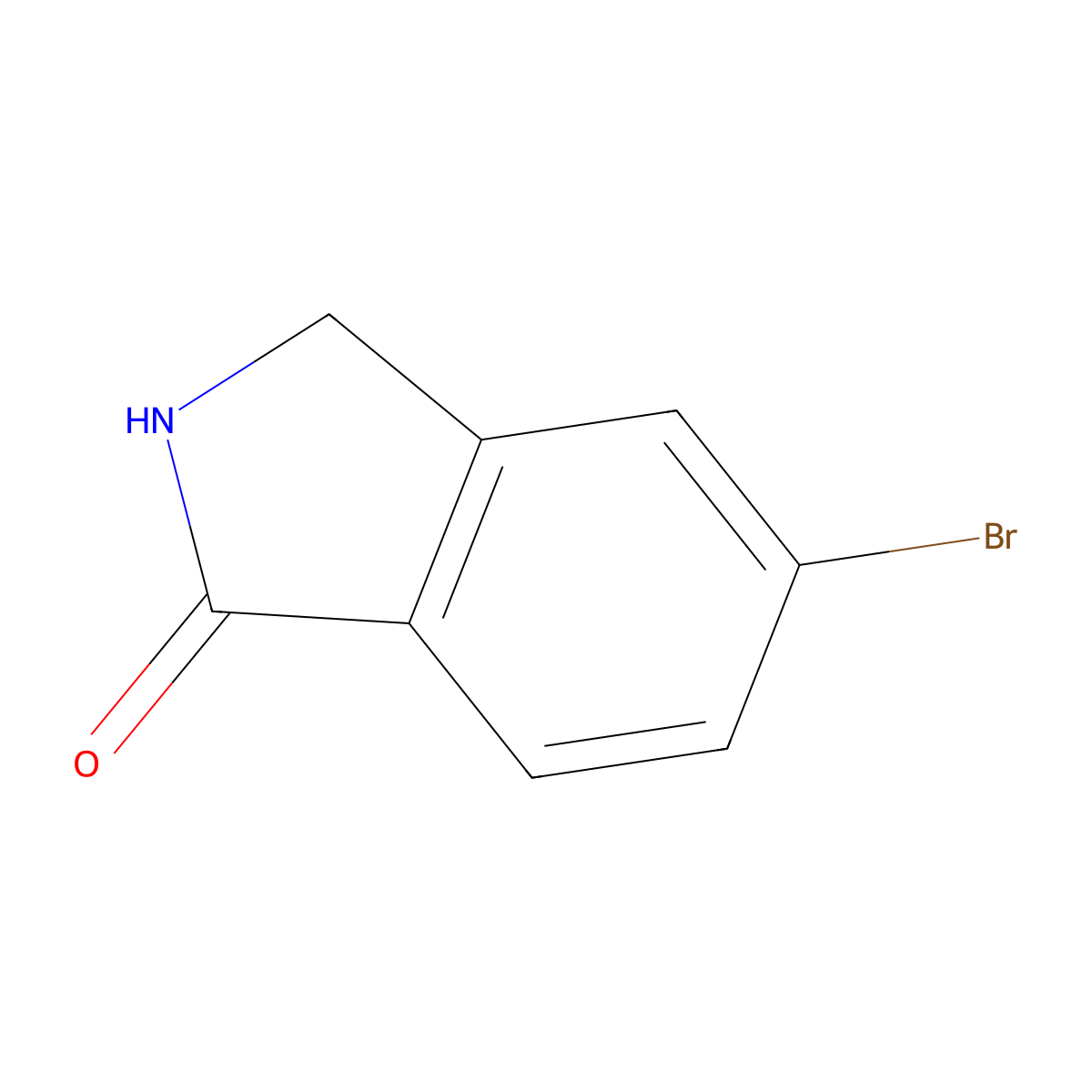 5-bromo-2,3-dihydro-1H-isoindol-1-one molecular structure, CAS 552330-86-6