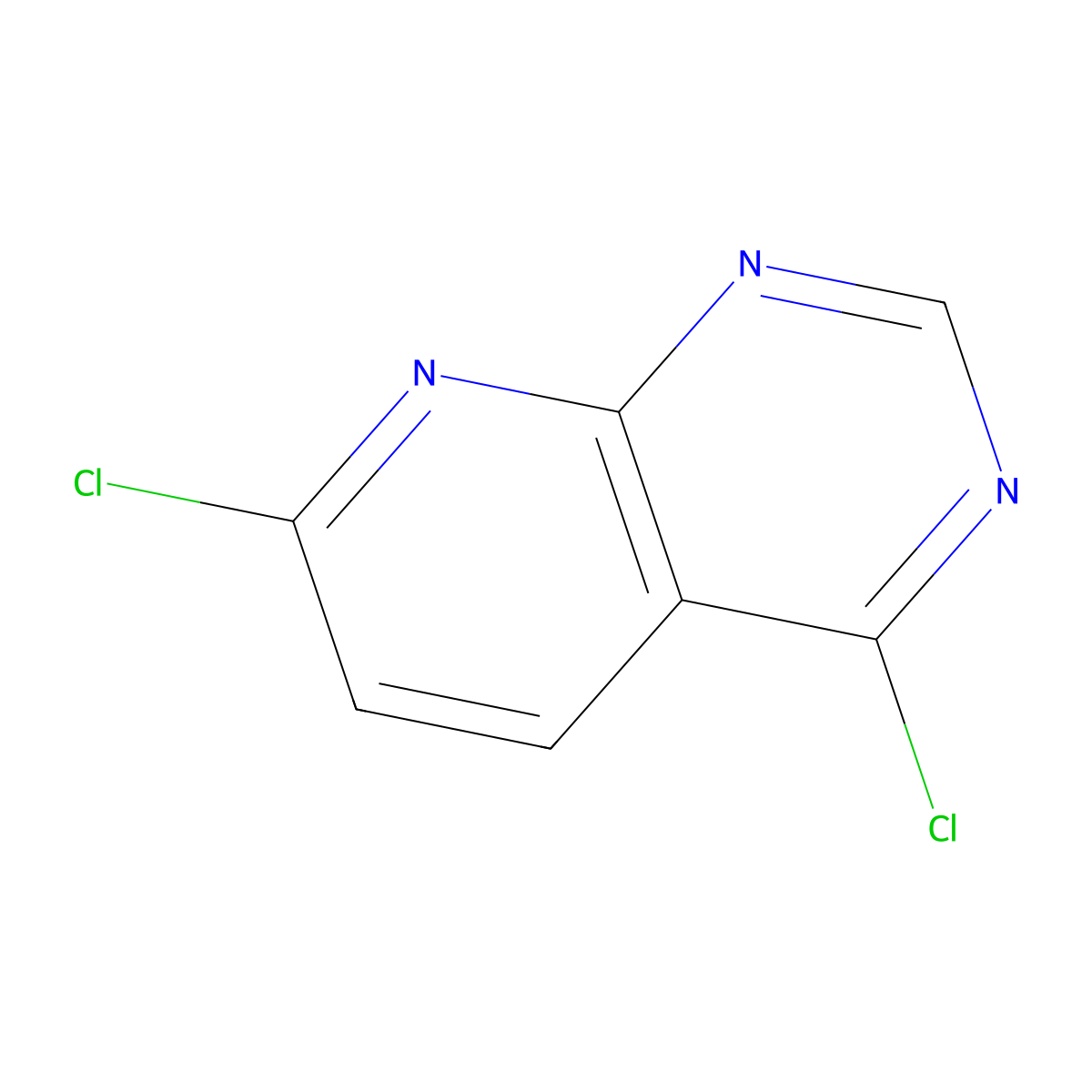 4,7-Dichloropyrido[2,3-d]pyrimidine molecular structure, CAS 552331-44-9