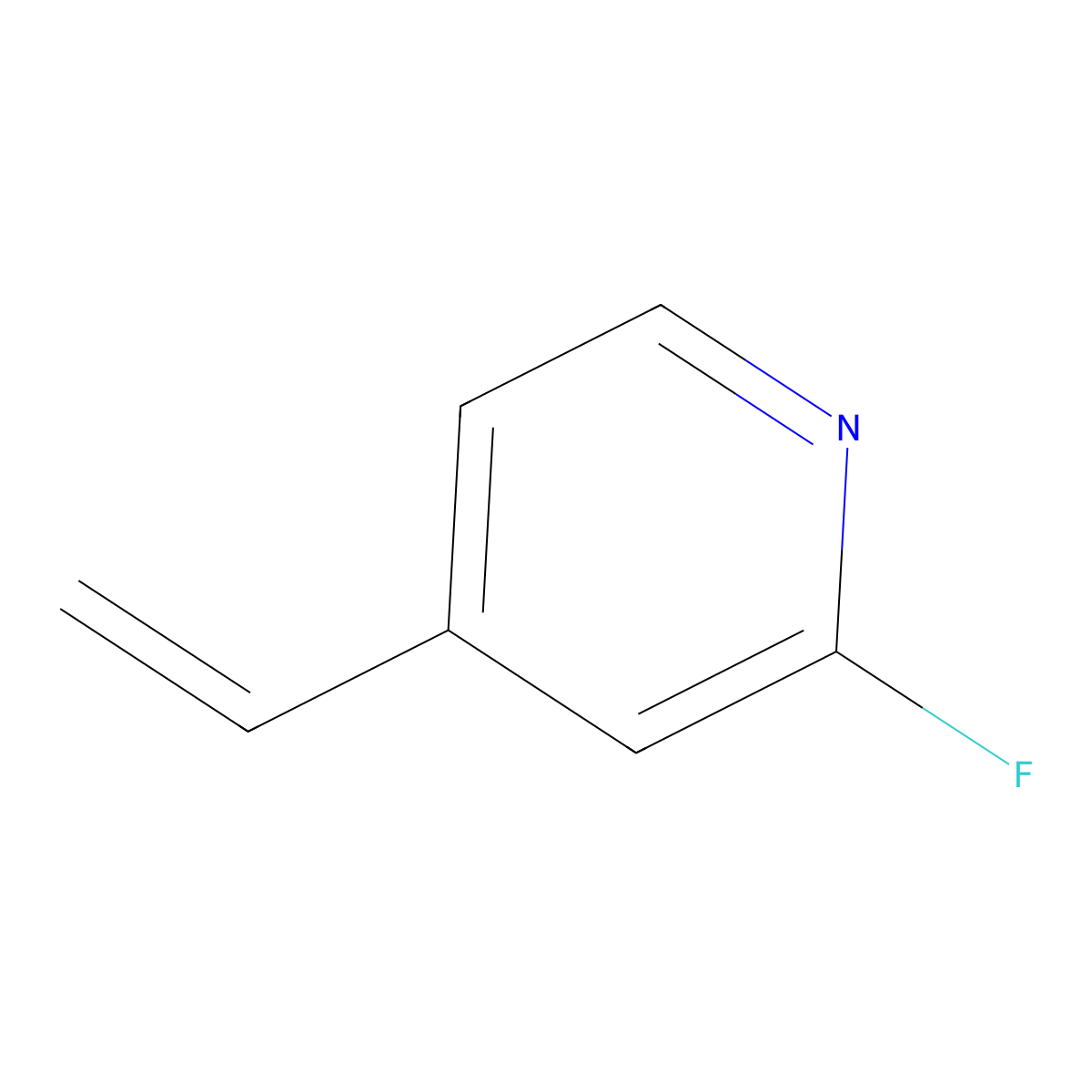2-Fluoro-4-vinylpyridine molecular structure, CAS 552331-57-4
