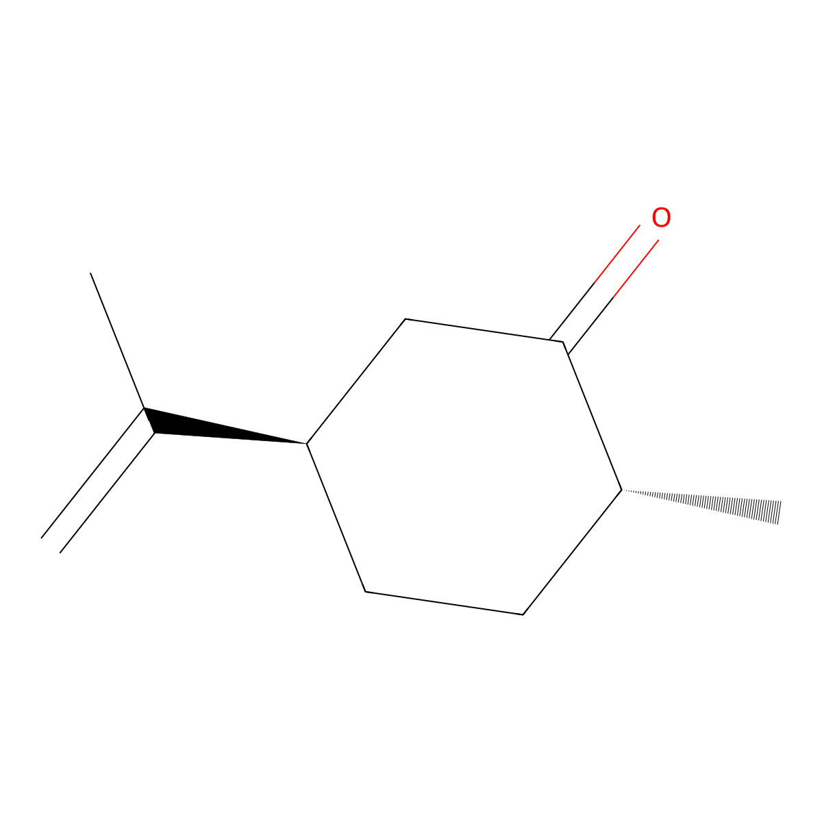 (+)-Dihydrocarvone molecular structure, CAS 5524-05-0