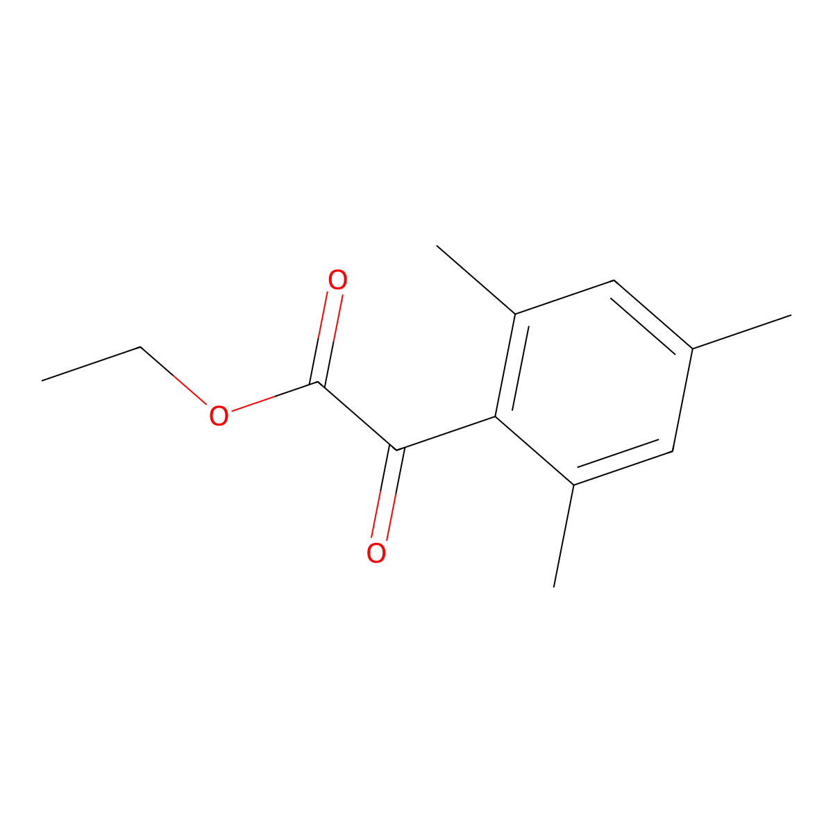 Ethyl mesitylglyoxylate molecular structure, CAS 5524-57-2