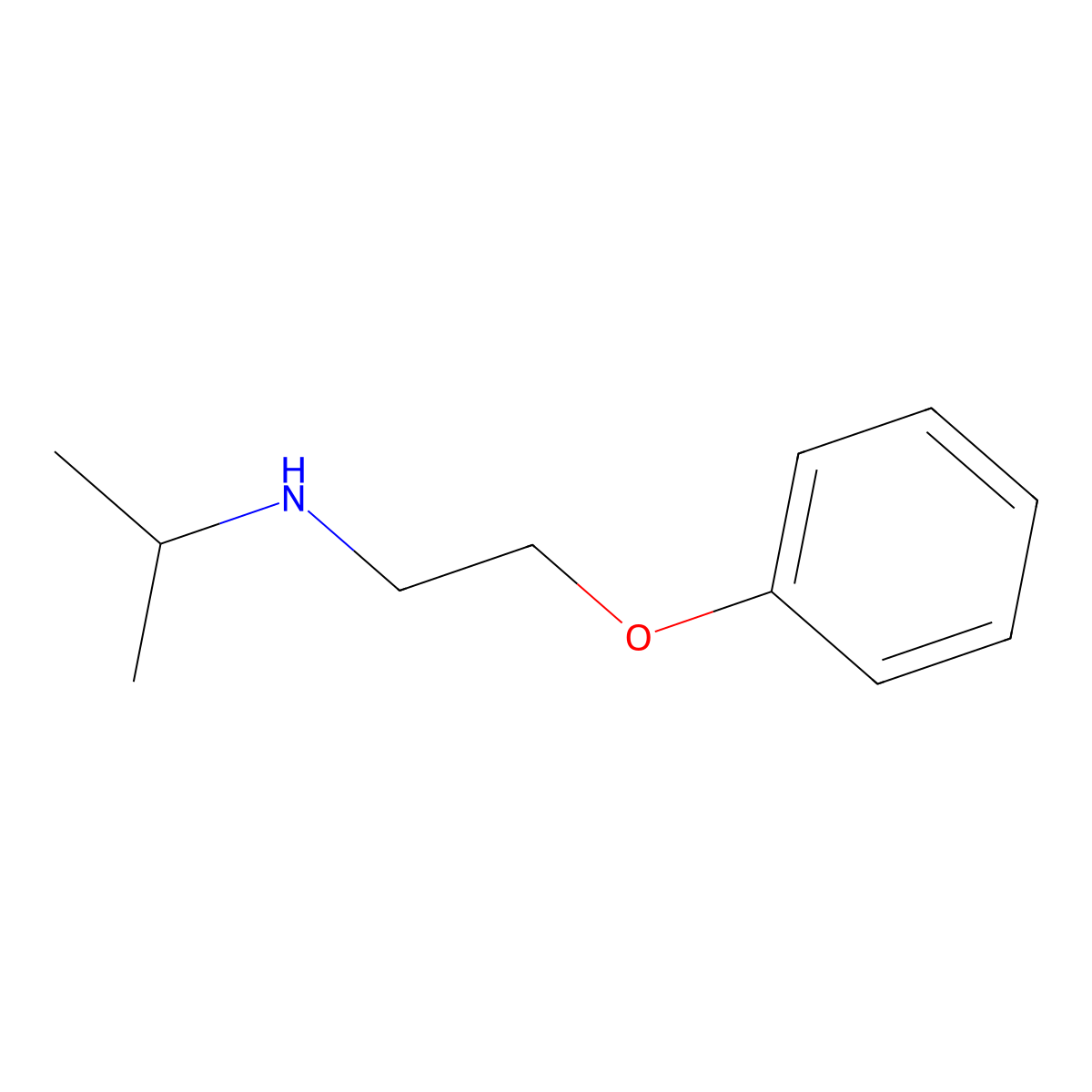 N-(2-Phenoxyethyl)propan-2-amine molecular structure, CAS 55247-30-8