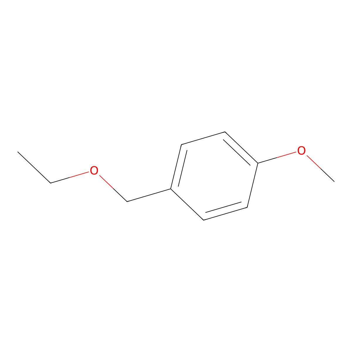 Benzene, 1-(ethoxymethyl)-4-methoxy- molecular structure, CAS 55249-73-5