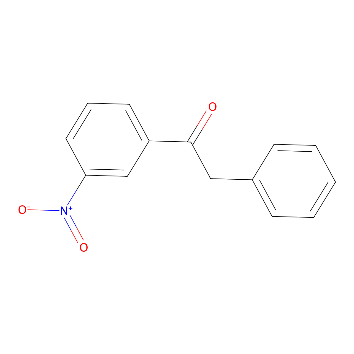 1-(3-Nitrophenyl)-2-phenylethan-1-one molecular structure, CAS 55251-37-1