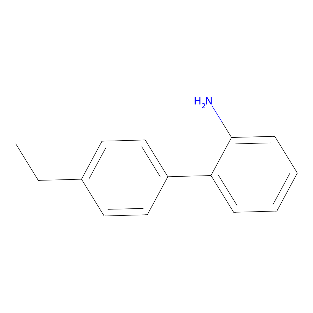 2-(4-Ethylphenyl)aniline molecular structure, CAS 55258-95-2