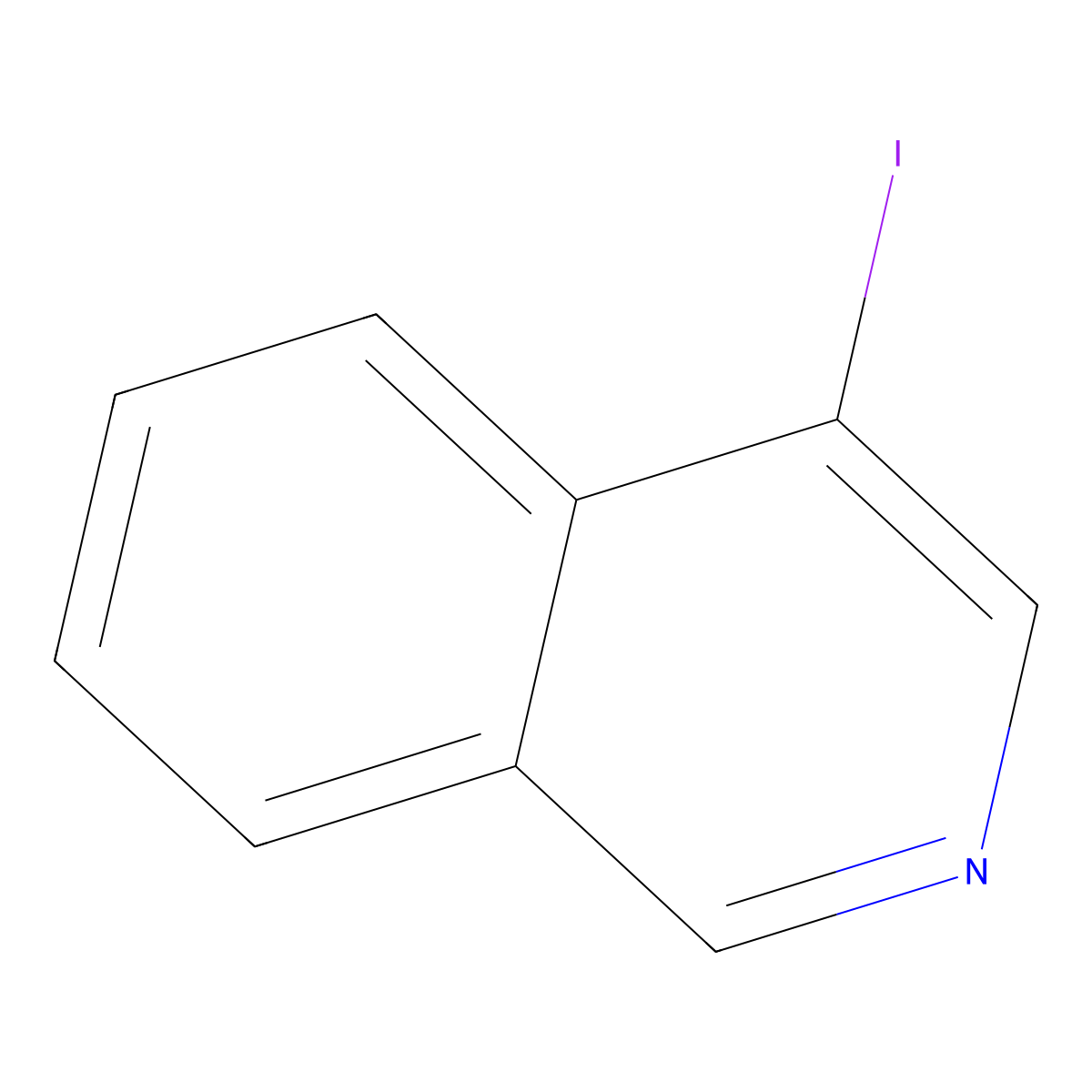 4-Iodoisoquinoline molecular structure, CAS 55270-33-2