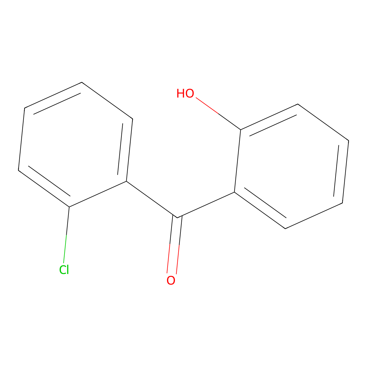 Benzophenone, 2pr-chloro-2-hydroxy molecular structure, CAS 55270-71-8