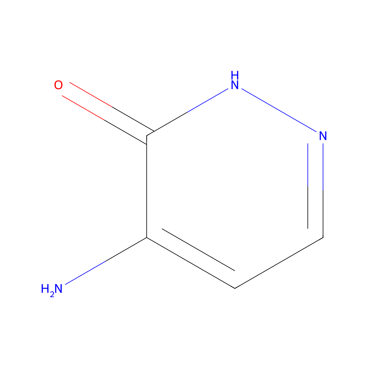 4-Aminopyridazin-3-ol molecular structure, CAS 55271-46-0