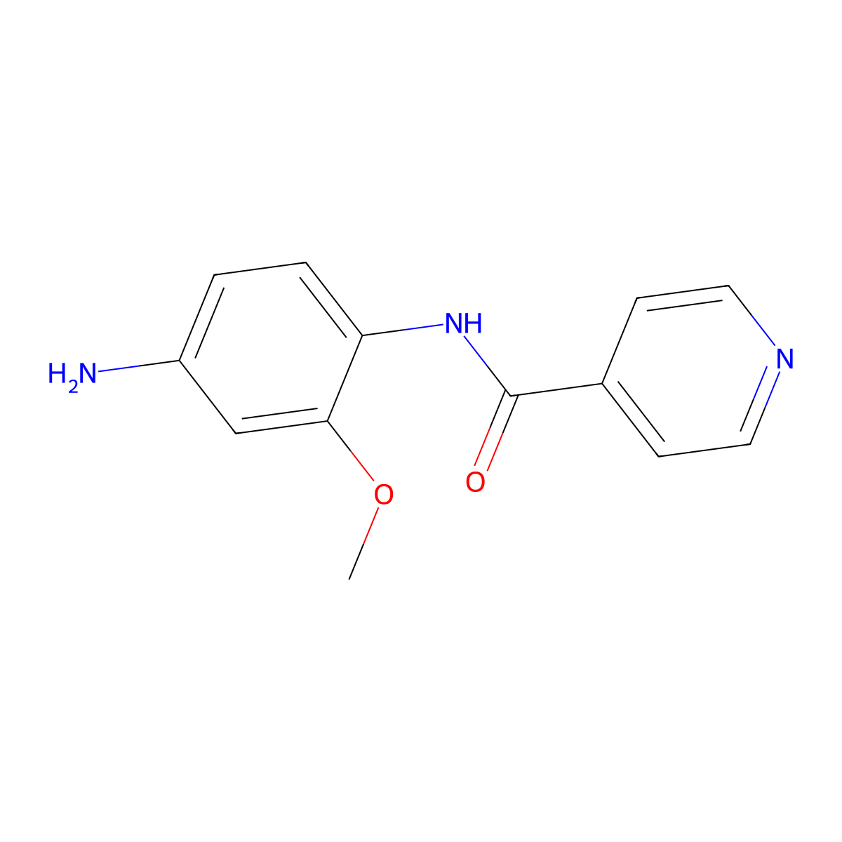 N-(4-Amino-2-methoxyphenyl)isonicotinamide molecular structure, CAS 552814-15-0